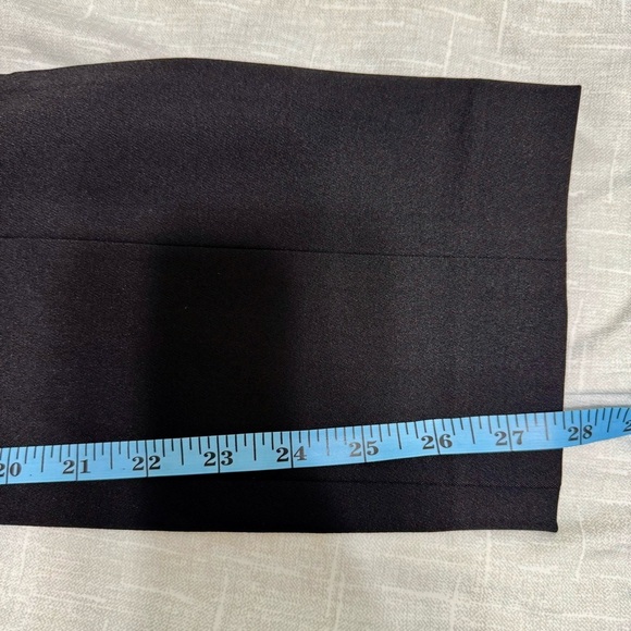 Theory Black Clean Cigarette Business Casual Trousers Pants Sz 12 - Picture 11 of 11